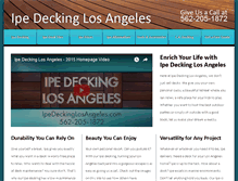 Tablet Screenshot of ipedeckinglosangeles.com